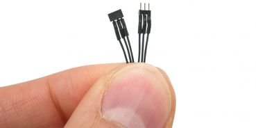 Preview: Micro Steckverbinder 3-polig Modellbahn Modellbau, 2 Stück, Stecker Buchse verkabelt