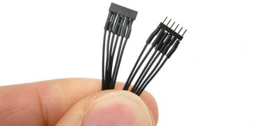 Preview: Micro Steckverbinder 6-polig Modellbahn Modellbau, 2 Stück, Stecker Buchse verkabelt