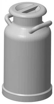 Preview: Milchkannen, 10 Stück, Spur H0, 1:87