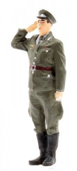 NVA Offizier vom Dienst, Modellbahnfigur handbemalt, Spur 0 (Null), 1:45