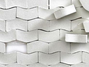 Preview: Verbundpflastersteine Typ W, hellgrau, 5.000 Stück, Spur H0, 1:87