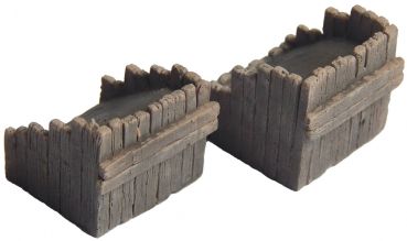 Prellbock Holz, Holzprellbock, 2 Stück, Spur N, 1:160