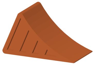 Preview: Reifenkeil Bremskeil, 10 Stück, Spur H0, 1:87