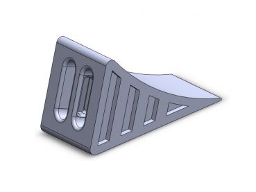 Preview: Reifenkeil Bremskeil, 2 Stück, Spur H0, 1:87