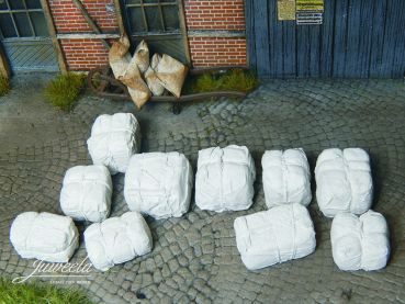 Preview: Rohstoffballen weiss, 10 Stück, Spur 0 (Null), 1:45 Preview: Rohstoffballen weiss, 10 Stück, Spur 0 (Null), 1:45