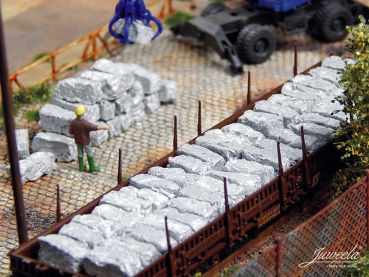 Preview: Schrottballen Alu Aluminium, 30 Stück, Spur H0, 1:87