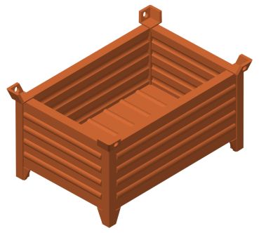 Stapelkasten Stapelbox Industrie, Spur H0, 1:87