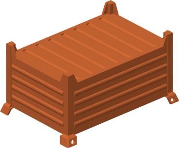 Preview: Stapelkasten Stapelbox Industrie, Spur H0, 1:87