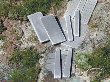 Trapezplatten Betonplatten, 80 Stück, Spur N, 1:160