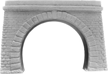 Tunnelportal Leitmeritz zweigleisig, Spur H0, 1:87