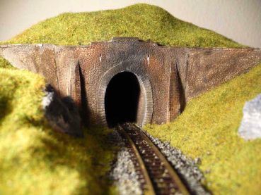 Tunnelportal eingleisig, Spur N, 1:160