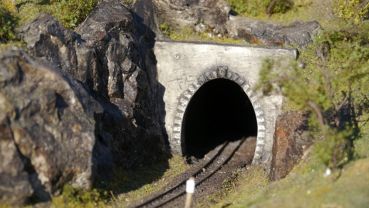 Tunnelportal Goßdorf, Spur N und Ne, 1:160