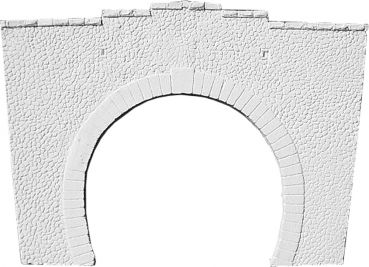 Tunnelportal zweigleisig, Spur N, 1:160