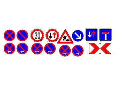 Verkehrszeichen Baustelle -Z-