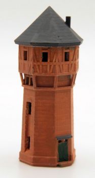 Wasserturm bemalt, Spur T, 1:450