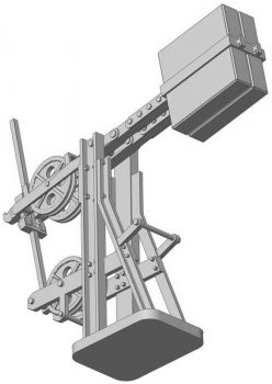 Weichenspannwerk, Spur 0, 1:45