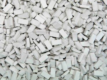 Preview: Ziegelsteine NF hellgrau, 6.000 Stück, Spur H0, 1:87