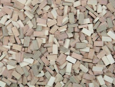 Ziegelsteine NF terrakotta Mix, 3.000 Stück, Spur H0, 1:87