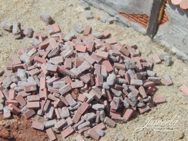 Preview: Ziegeltrümmer rot, Ziegel mit Mörtelanhaftungen, 75g, Spur 0 (Null), 1:45 Preview: Ziegeltrümmer rot, Ziegel mit Mörtelanhaftungen, 75g, Spur 0 (Null), 1:45