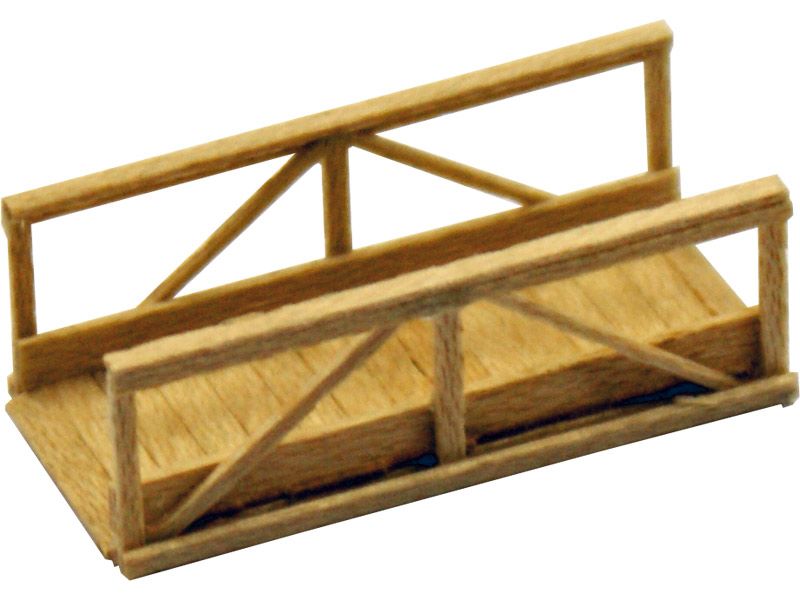 Bachbrücke Verladebrücke kurz, Spur H0, 1:87