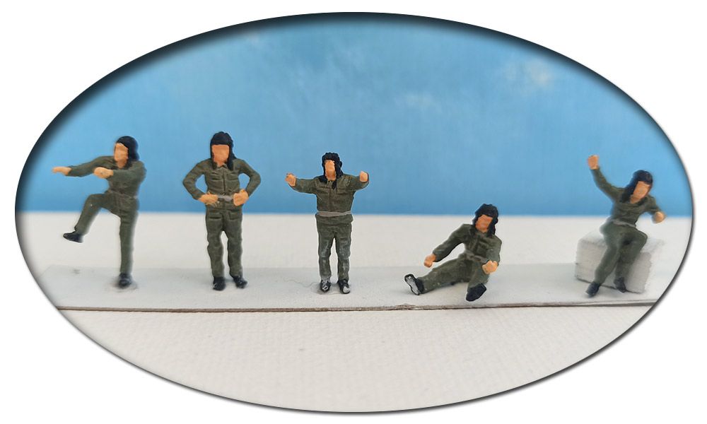 NVA, Panzerbesatzung Set 1, Spur H0, 1:87