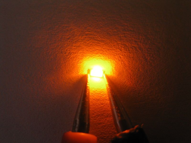 SMD LED 0603 orange amber