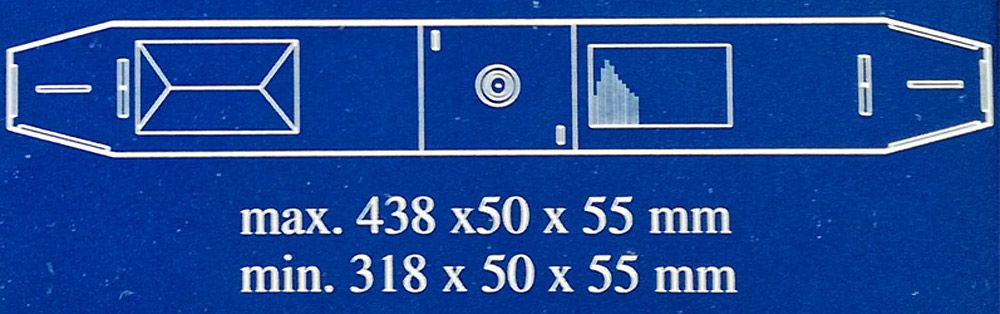 Straßenbahnhaltestelle POLA 676, Bausatz, Spur H0, 1:87