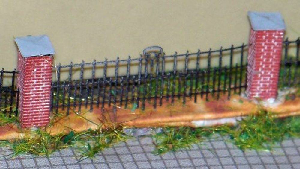 Alter Zaun, Bausatz für Spur N, 1:160
