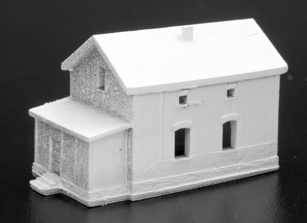 Bahnwärterhaus unbemalt, Spur T, 1:450