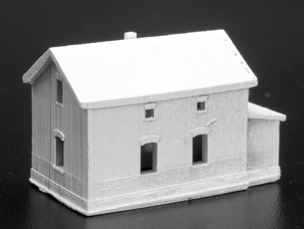 Bahnwärterhaus unbemalt, Spur T, 1:450