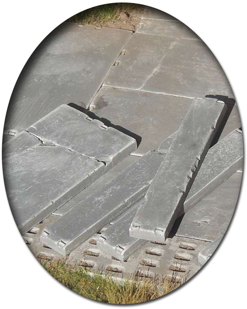 Betonplatten Trapezplatten 3 Größen, 25 Stück, Spur 0 (Null), 1:45