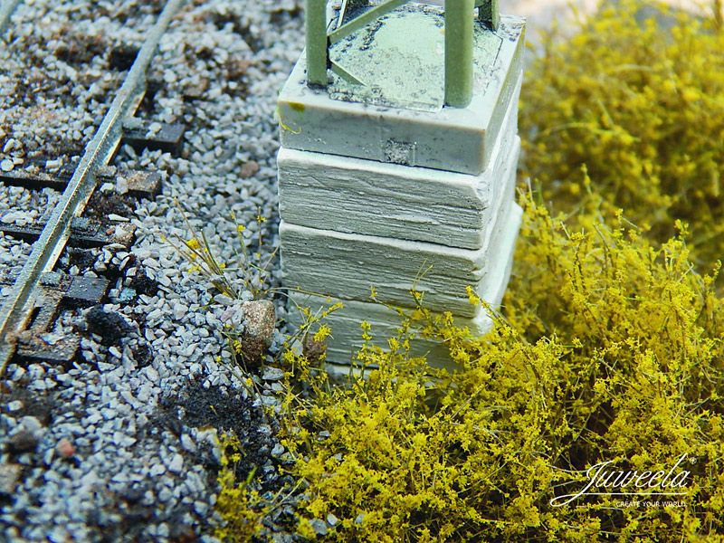 Betonsockel für Oberleitungsmasten (Ausgleichsockel) klein, 15 Stück, Spur H0, 1:87