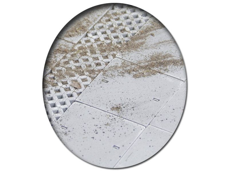 Beton Straßenplatten mit Verlegeöse, 25 Stück, Spur 0 (Null), 1:45