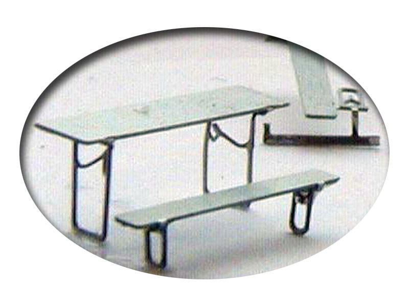 Bierzeltgarnituren, Neusilber-Bausatz, Spur H0, 1:87