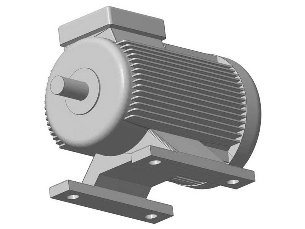 Elektromotor Industrie gross, 2 Stück, Spur H0, 1:87