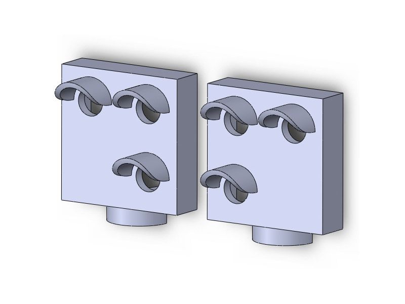 EOGS elektronisch ortsgestellte Gleissperre, 2 Stück, Spur H0, 1:87