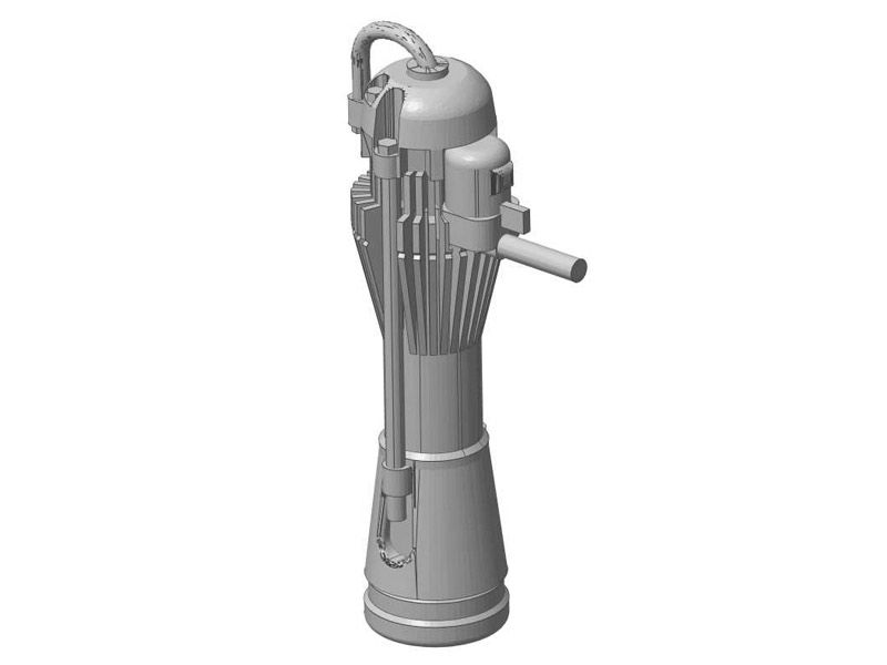 Explosionsramme DELMAG, Spur H0, 1:87