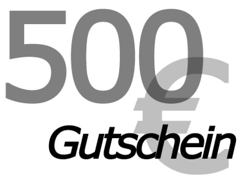 Geschenkgutschein im Wert von 500,00 EURO