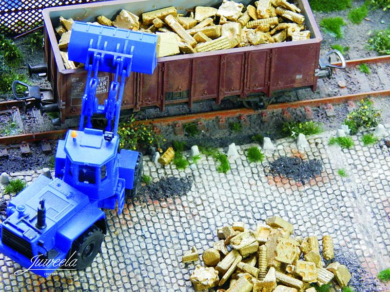 Industrieschrott Messing, 75g, Spur H0, 1:87