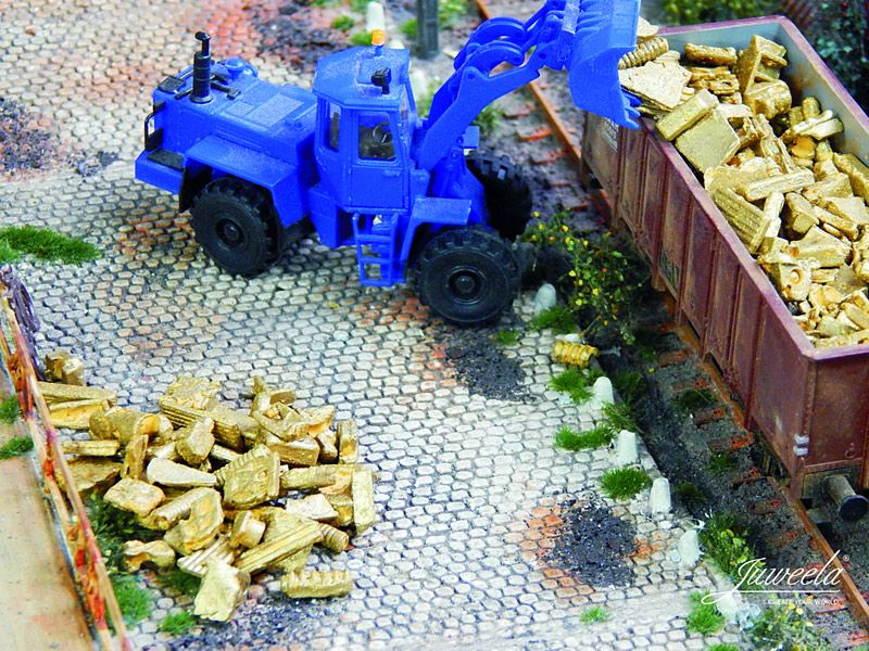 Industrieschrott Messing, 75g, Spur H0, 1:87