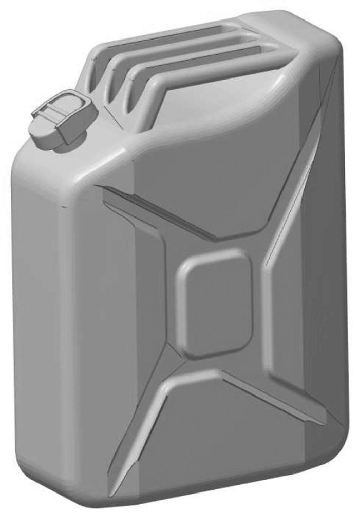 Kraftstoffbehälter Benzinkanister 20 Liter, 2 Stück, Spur H0, 1:87