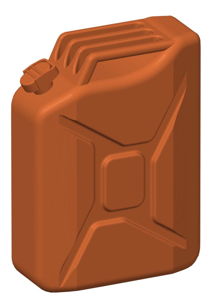 Kraftstoffbehälter Benzinkanister 20 Liter, 5 Stück, Spur H0, 1:87