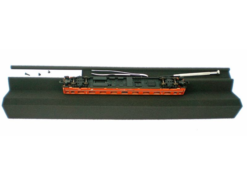 Lokliege Wartungsliege lang mit Ablagemöglichkeit, Spur N (1:160), Z (1:220)