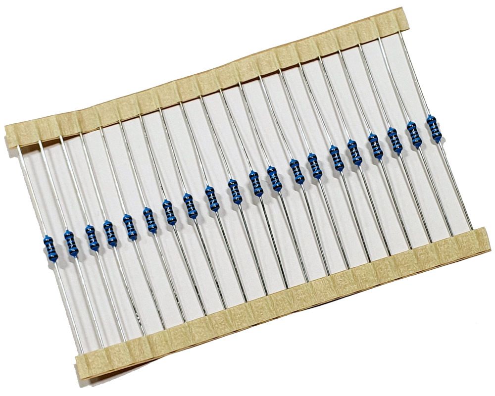Metallschicht Widerstand 1 KOhm (1000 Ohm), 20 Stück