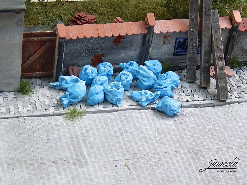 Müllsäcke blau, 20 Stück, Spur 0 (Null), 1:45