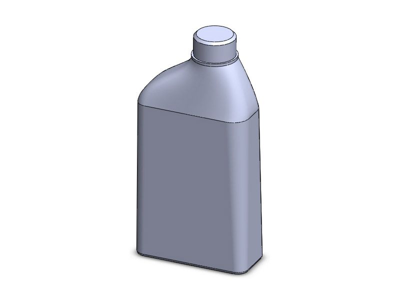 Ölflasche Ölbehälter 1 Liter, 10 Stück, Spur H0, 1:87