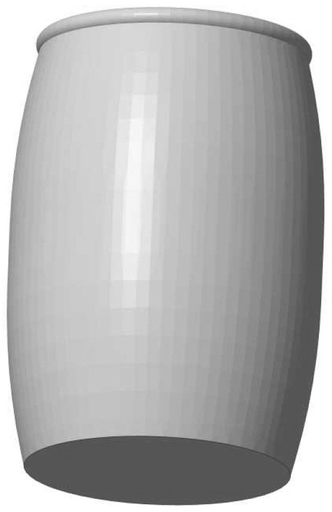 Plastikfass einseitig offen, 200 Liter, 2 Stück, Spur 0, 1:45