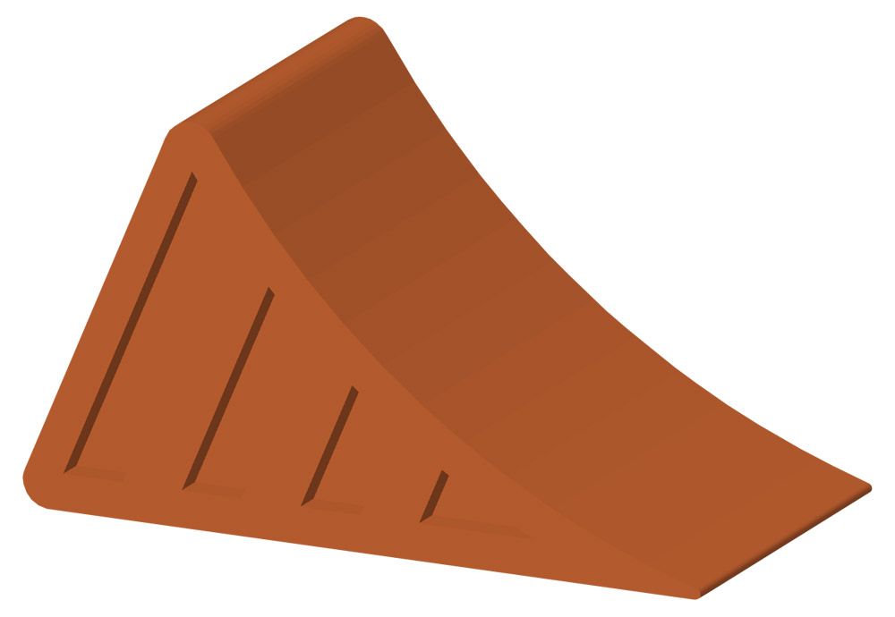 Reifenkeil Bremskeil, 10 Stück, Spur H0, 1:87