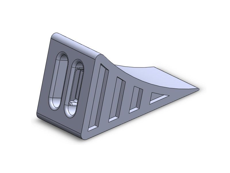 Reifenkeil Bremskeil, 2 Stück, Spur H0, 1:87