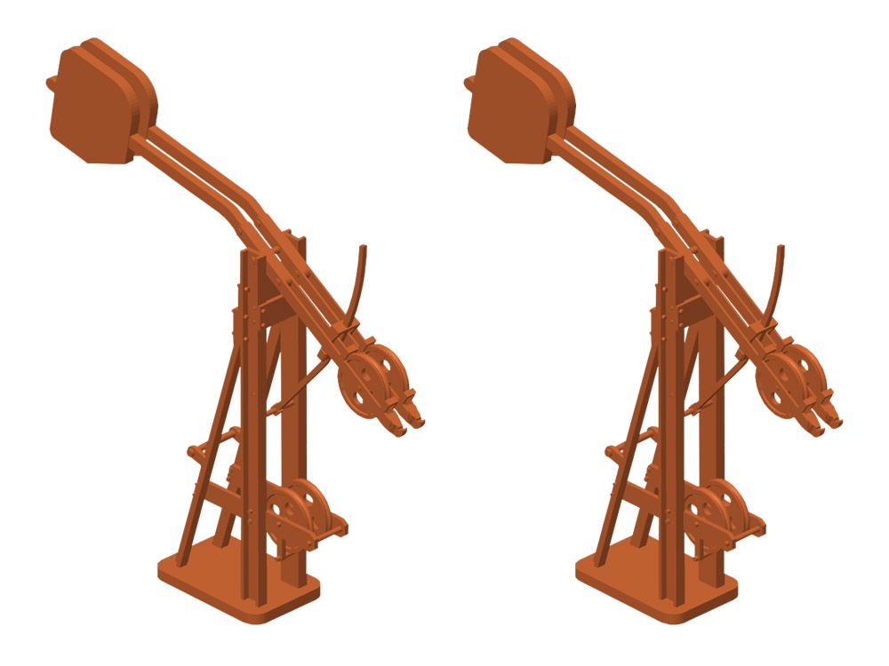 Signalspannwerk, 2 Stück, Spur H0, 1:87